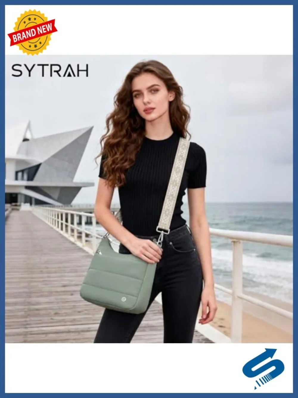 Anti-Theft Crossbody Hobo Bag for Women - RFID Puffer Purse with Wallet